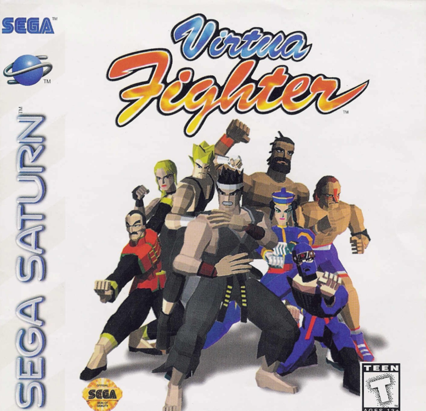 Sega Saturn V Virtua Fighter U Game Covers Box Scans Box Art CD Labels ...